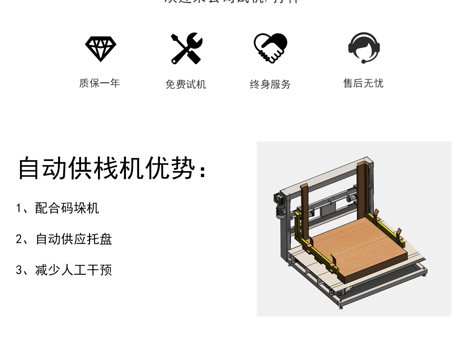 自动供栈机细节展示